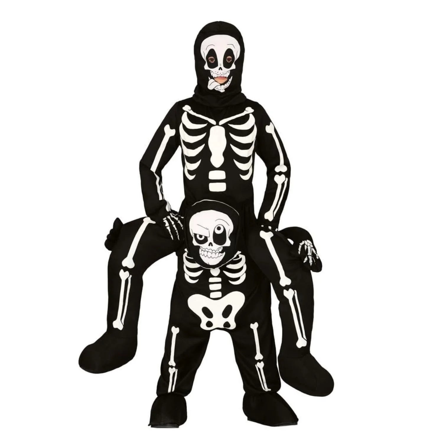 Disfraz a hombros esqueleto infantil para Halloween