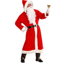 Disfraz abrigo de Papá Noel clásico súper lujo adulto para Navidad