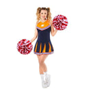 Disfraz de animadora para adulto con vestido estilo cheerleader