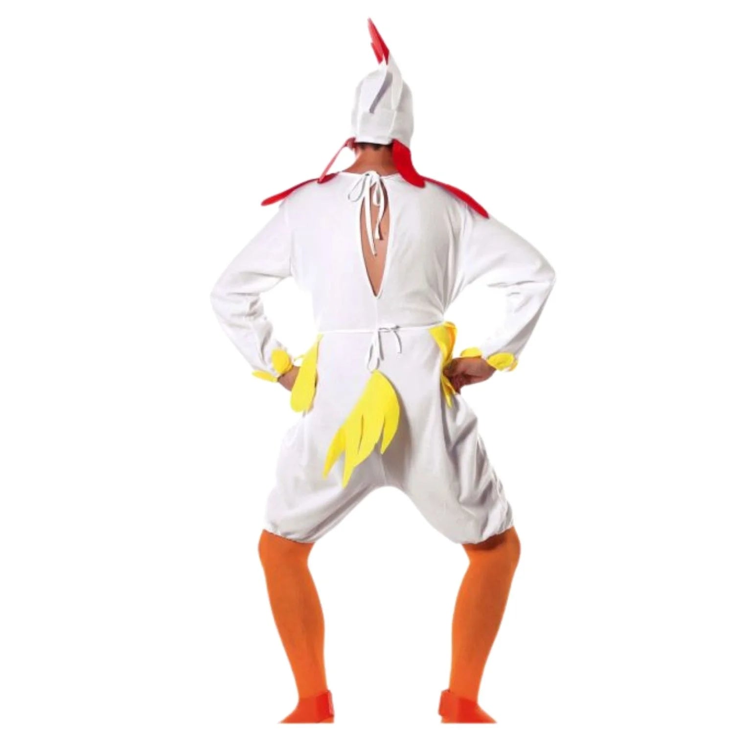 Disfraz de gallina para adulto ideal para Carnaval y fiestas