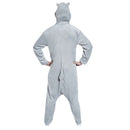 Adulto con disfraz pijama hipopótamo para Carnaval y fiestas