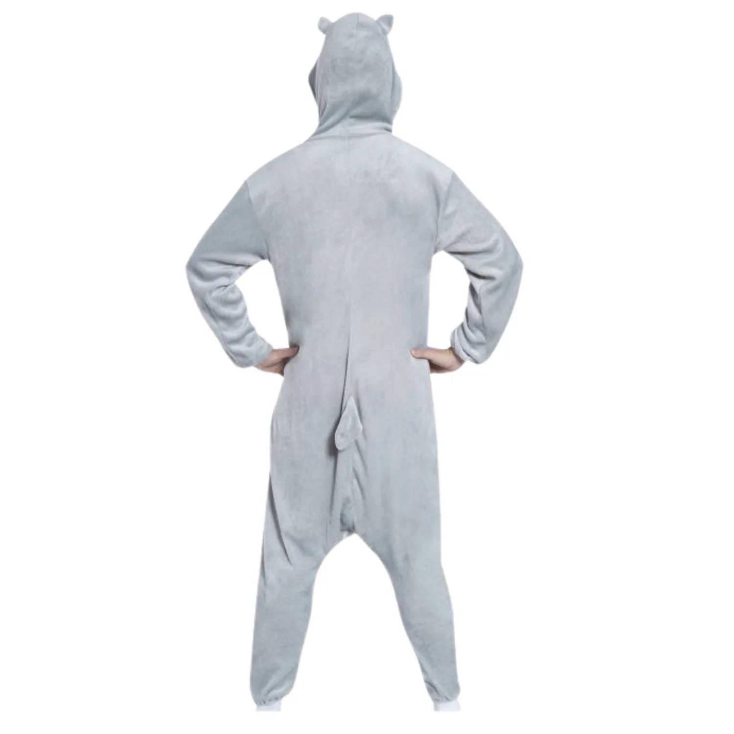 Adulto con disfraz pijama hipopótamo para Carnaval y fiestas