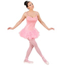 Disfraz de Bailarina con Tutú Rosa para niña con vestido de punto y falda de tutú rosa