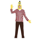 Disfraz Banana Man adulto con camiseta y cabeza de banana
