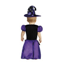 Bebé con disfraz brujita púrpura bebé para Halloween