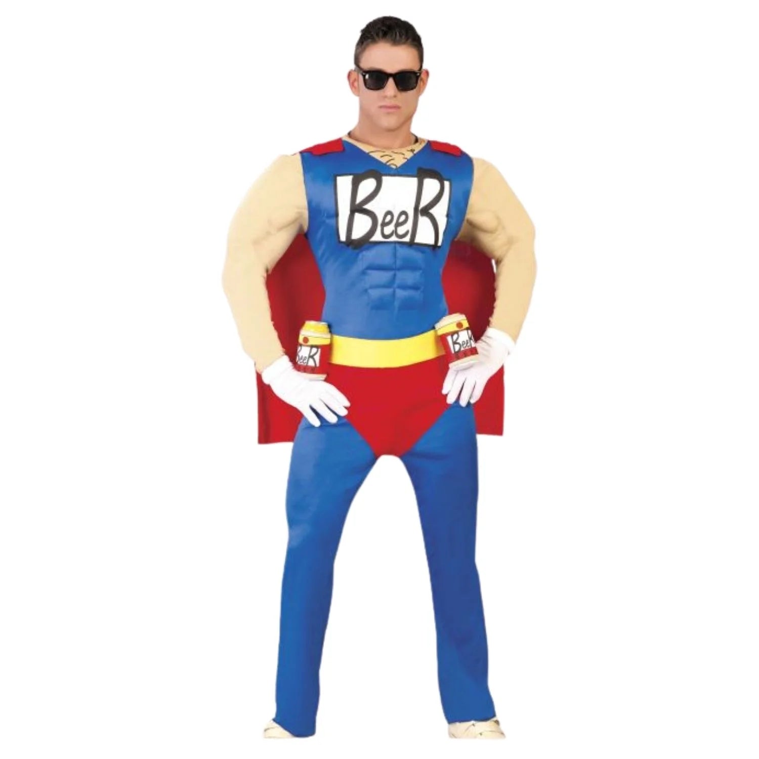Disfraz beerman adulto con capa y sujetalatas