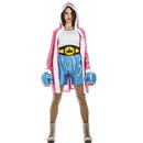 Disfraz de boxeadora para mujer con top, pantalón corto, bata y guantes