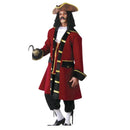 Disfraz de capitán pirata adulto con chaqueta y pantalón