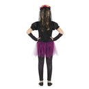 Niño con disfraz Catrina Flower Skeleton infantil Halloween