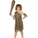 Disfraz de troglodita para niño con vestido y cinta en la cabeza estilo prehistórico para Carnaval
