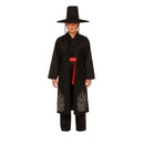 Disfraz de Cazador de Diablos K-Pop para hombre en color negro y rojo