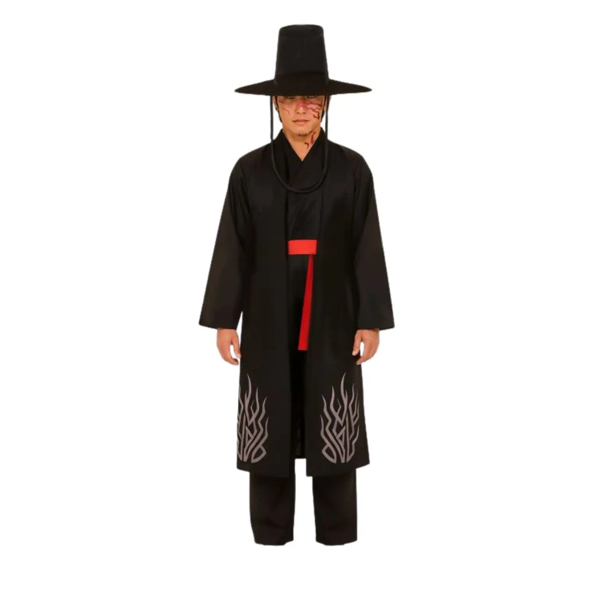 Disfraz de Cazador de Diablos K-Pop para hombre en color negro y rojo
