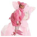 Disfraz cerdito infantil rosa con mono y cabeza de cerdo para Carnaval