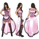 Disfraz Chica de Salón Sexy para mujer con vestido rosa estilo western