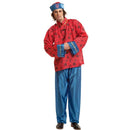 Hombre con disfraz tradicional chino para Carnaval y fiestas temáticas