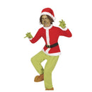 Disfraz Christmas Hater infantil con gorro, casaca y pantalón para Navidad