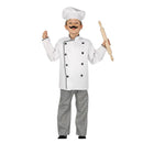 Disfraz cocinero infantil con chaqueta gorro y pantalón