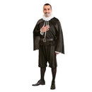 Disfraz de Cervantes para adulto con capa y traje de terciopelo