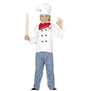 Disfraz de cocinero infantil con chaqueta gorro y pañuelo