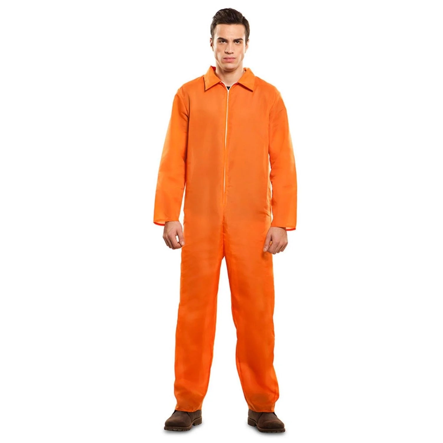 Disfraz de Convicto para hombre con mono naranja de preso