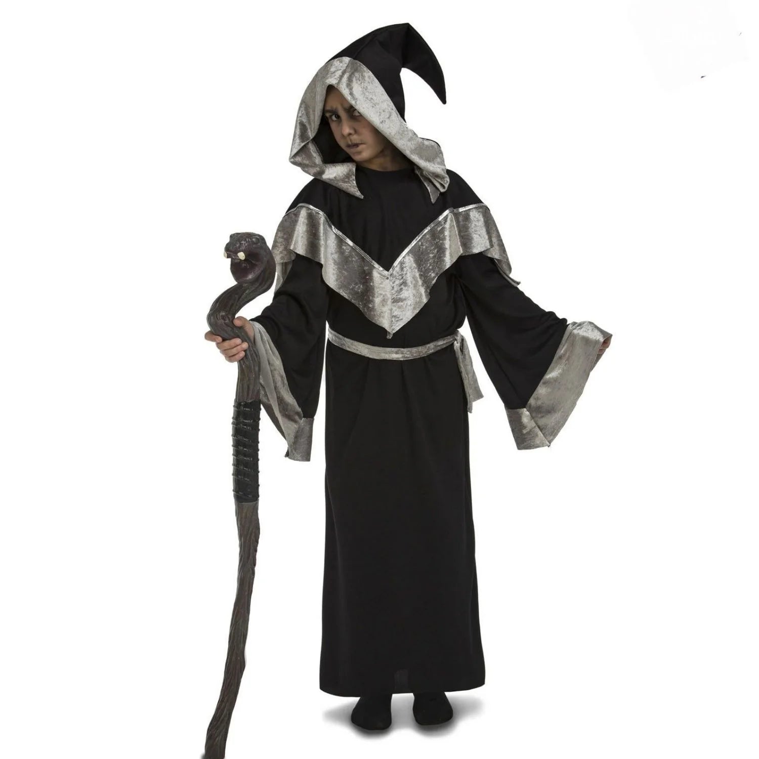 Disfraz de Ejecutor niño con túnica negra y capucha para Halloween