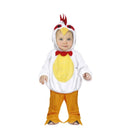 Disfraz Pollito Bebé con mono y capucha para Carnaval
