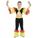 Disfraz de salsa para niño con camisa y pantalones ideal para Carnaval y fiestas escolares