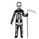 Disfraz de skeleton infantil con mono y capucha