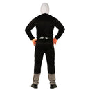 Adulto con disfraz de soldado esqueleto para Halloween