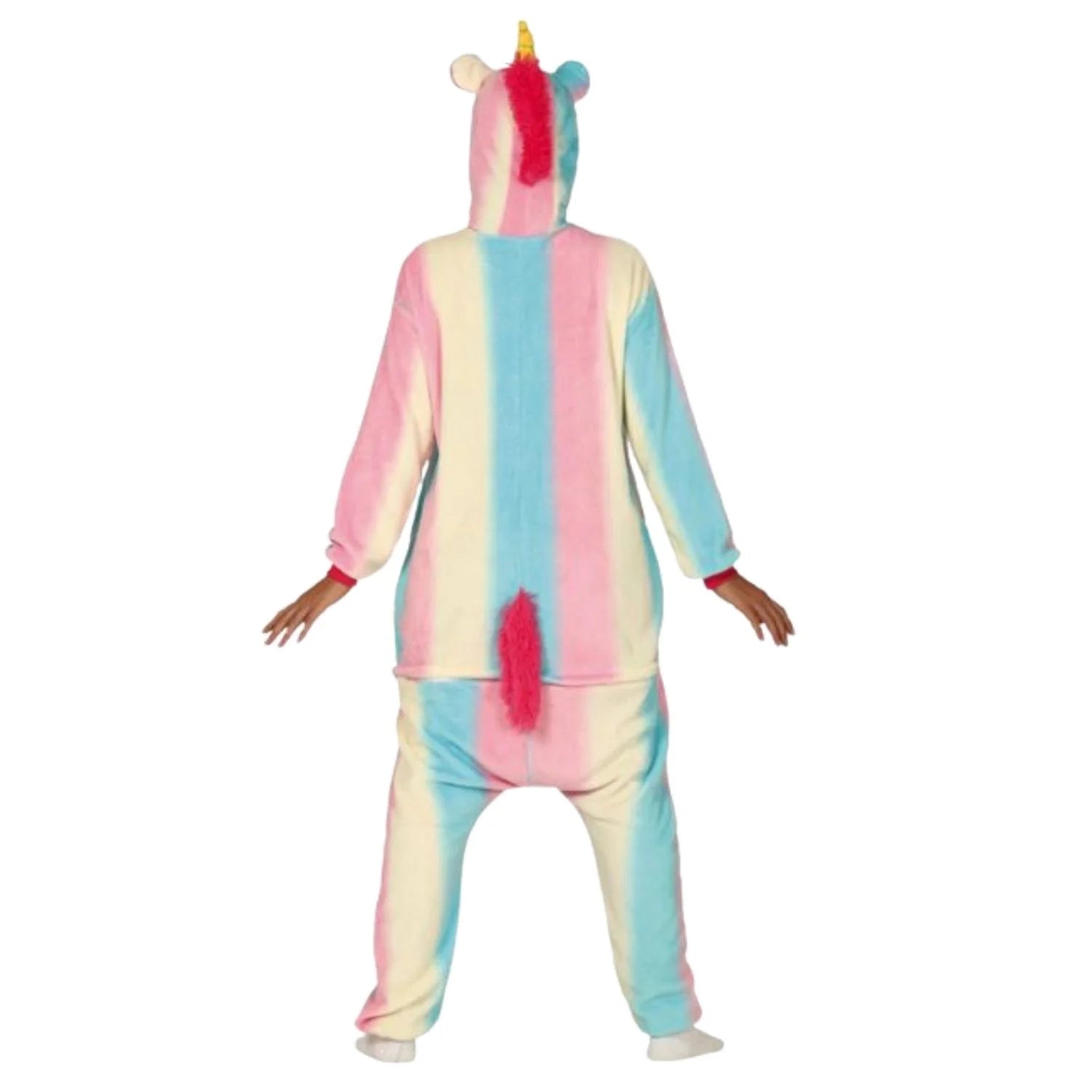 Adulto con disfraz pijama de unicornio para Carnaval