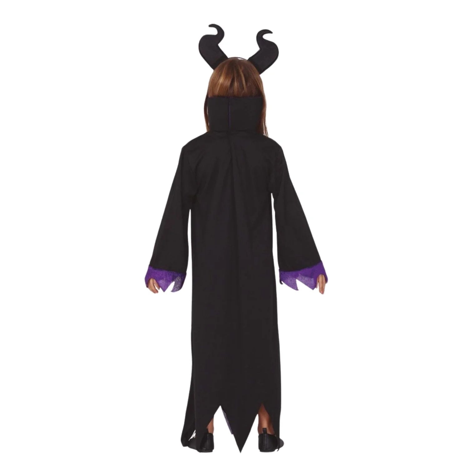 Niña con disfraz devil fairy infantil para Carnaval y Halloween