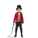 Disfraz de domador de circo para niño con chaqué, chaleco y pantalón