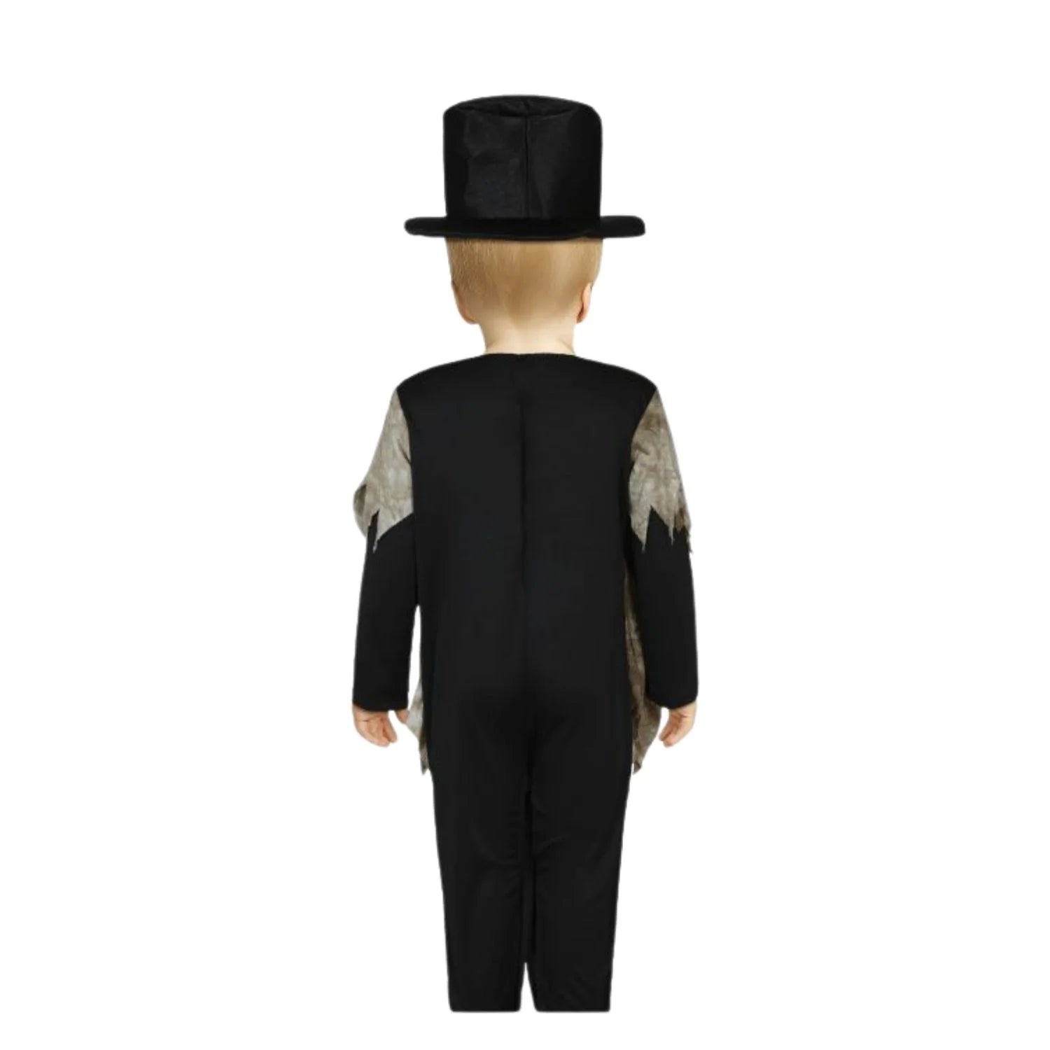 Bebé con disfraz esqueleto completo para Halloween