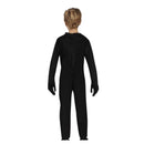 Niño con disfraz skeleton infantil completo negro