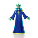 Disfraz extraterrestre azul para adulto con túnica, capucha y guantes estilo alienígena original para Carnaval