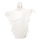 Disfraz de fantasma infantil con capucha y túnica blanca