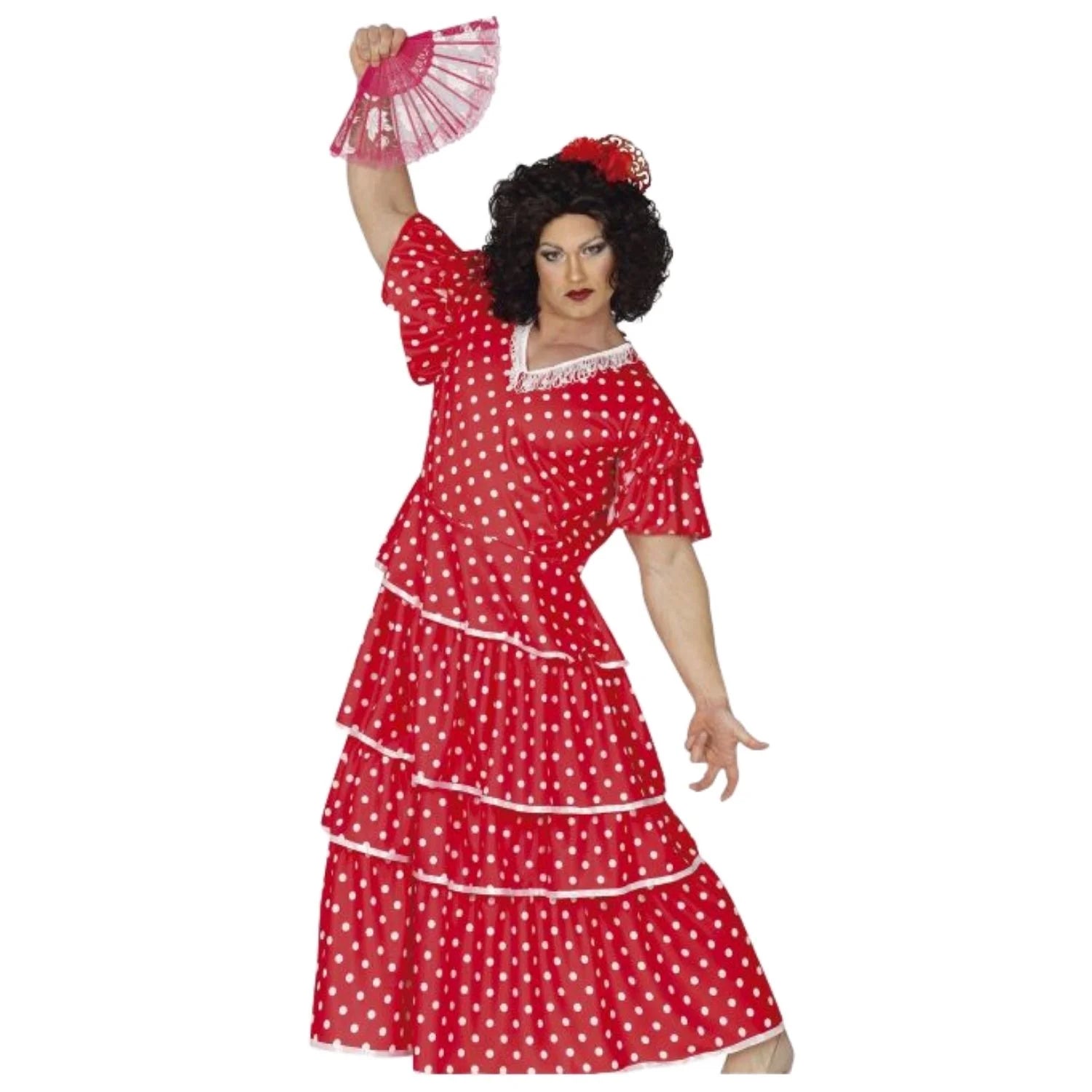Disfraz flamenco boy adulto con vestido para Carnaval