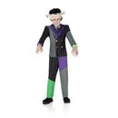 Disfraz de Frankenstein para niño con chaqueta, pantalón y capucha para Halloween