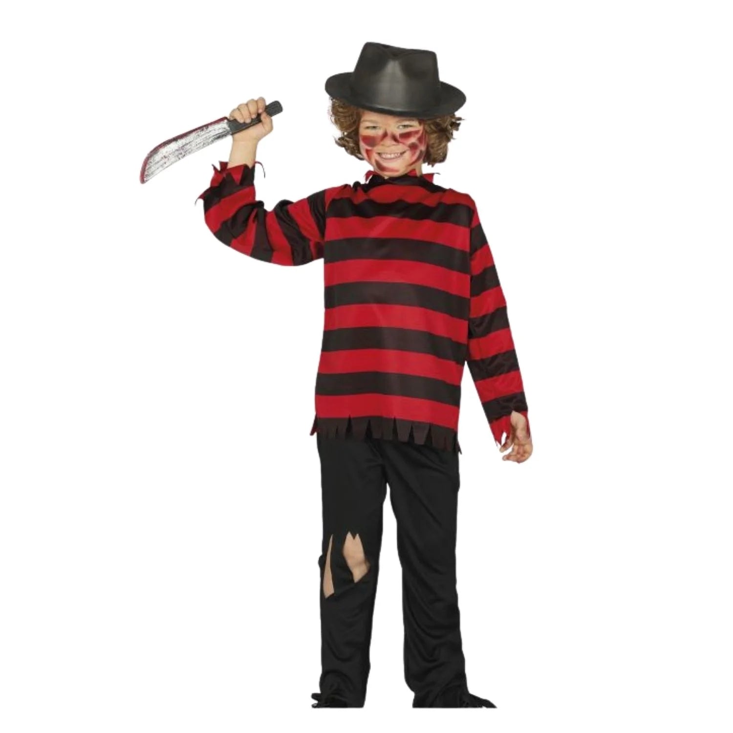Disfraz Freddy infantil con camisa y pantalón para Halloween
