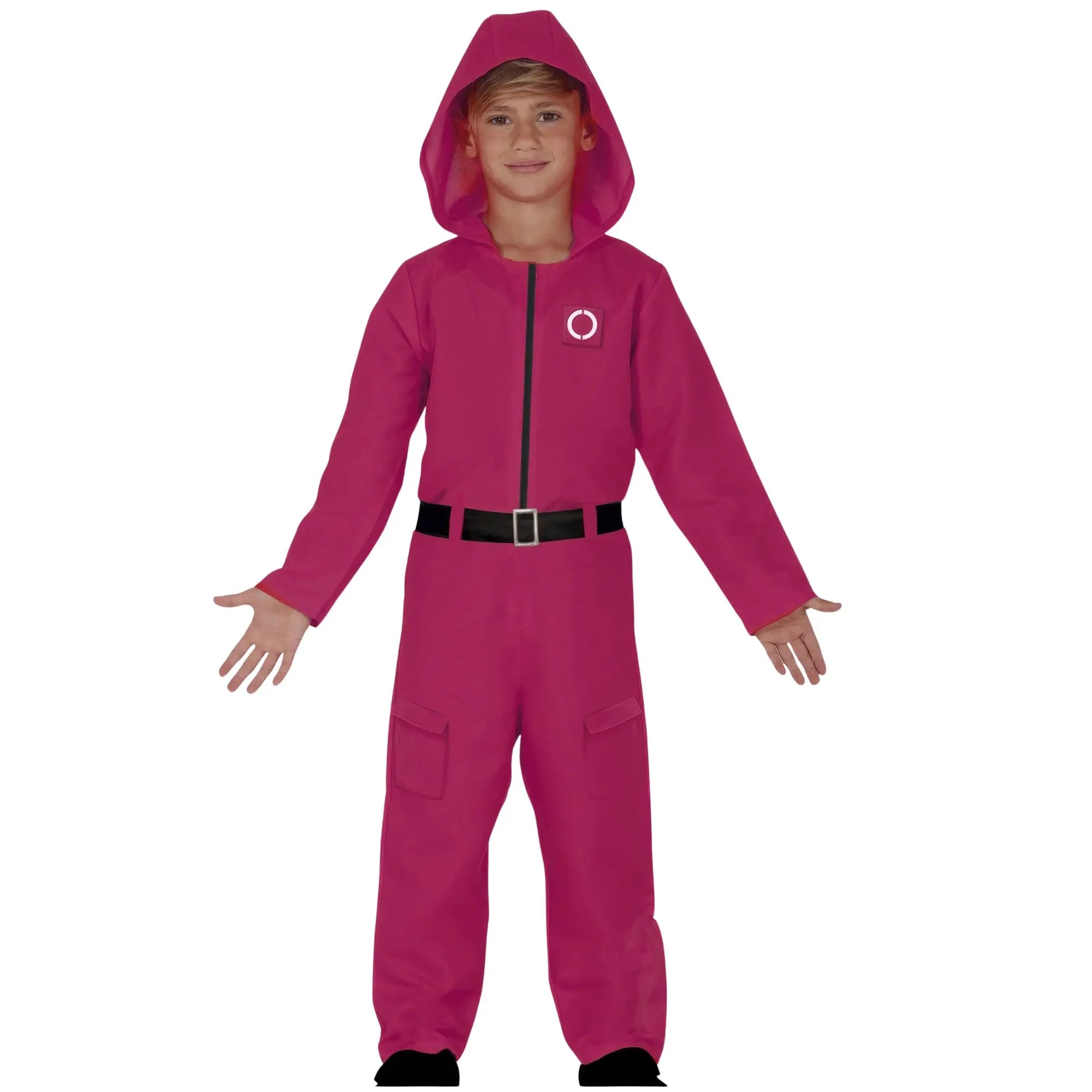 Disfraz gamer infantil con mono y capucha para Carnaval y fiestas temáticas de videojuegos