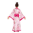 Niña con disfraz kimono geisha infantil oriental