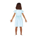 Niña con disfraz Ghost de terror para Carnaval