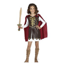 Disfraz gladiador infantil con capa y vestido para Carnaval