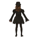 vestido disfraz gothic para niña elegante infantil