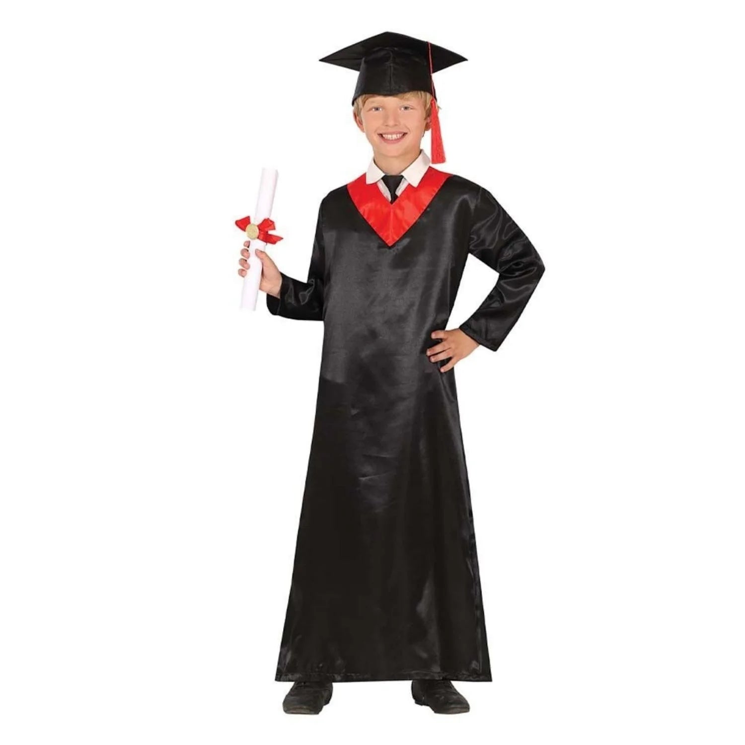 disfraz, carnaval, individual, graduación, académico, infantil, disfraz graduado rojo infantil, disfraz completo, disfraz fácil