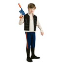 Disfraz Han Solo infantil con chaleco y pantalones con cubrebotas
