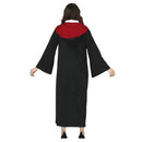 Mujer con disfraz estudiante de magia roja adulta para Halloween