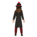 niña con disfraz vudú hechicero infantil halloween