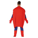 Adulto con disfraz de superhéroe musculoso para Carnaval