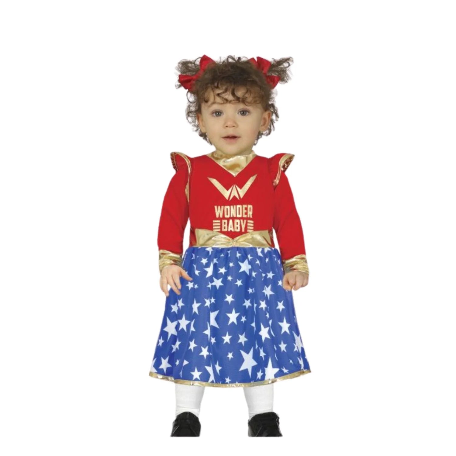 Disfraz heroína bebé vestido colorido para Carnaval
